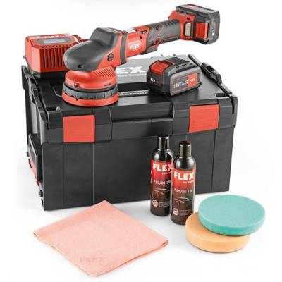 Polisseuse excentrique 18V XFE 15 150 18.0-EC/5.0 P-Set C FLEX - 2 batteries + chargeur - en coffret - 461245