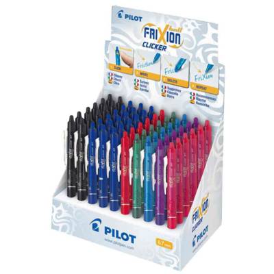 Présentoir de 60 Stylos roller FRIXION BALL CLICKER 0.7 mm