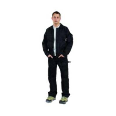 Veste de travail noire en coton - taille S