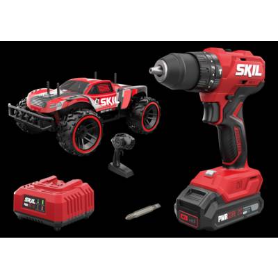 Perceuse à percussion 20V Brushless + 1 voiture radioguidée offerte - Gedimat