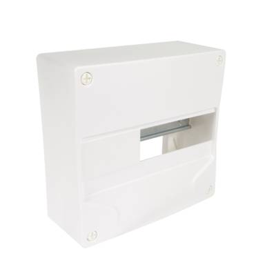 Coffret modulaire vide 1 rangée/13modules blanc - Gedimat