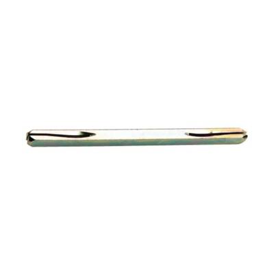 Tige carrée de 7 x 120 mm fendue et fraisée des 2 côtés CADAP pour vis pointeau - C7X120TF
