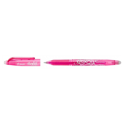 Stylo roller encre gel Frixion Ball effaçable Pointe fine Rose