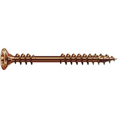 Vis terrasse SPAX 4.5x60mm Tête cyl. T-STAR plus T25 - Pointe CUT - inox A2 antique - 100 unités - 25479004506022 - Maxoutil