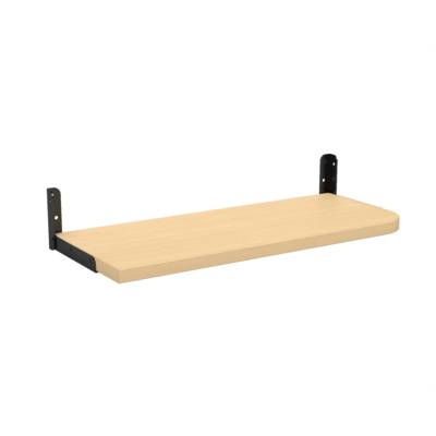 Tablette repose-sac NOVA mélaminé structure époxy - 20x48 cm - Hêtre