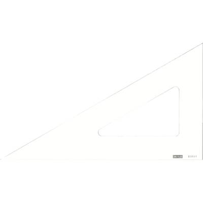 Equerre 60° Bord Droit 16cm Transparent Qualité optique Transparent
