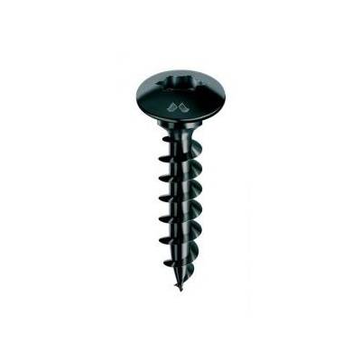 Vis MUSTAD Panelvit FC Tête de penture - Torx - Ø6x25mm - Zingué noir - Boite de 100 - PV312A600600KNC - Maxoutil