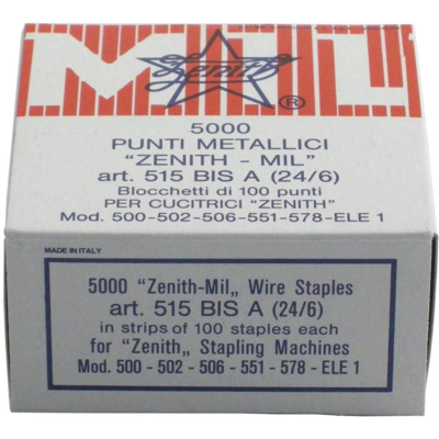 Boîte de 5000 agrafes 24/6 515BIS