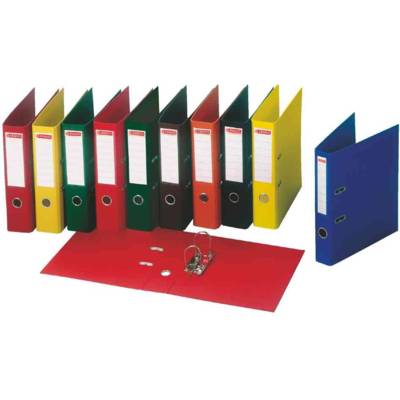 Classeur à levier dos de 5cm plastifié int et ext Coloris Aléatoire