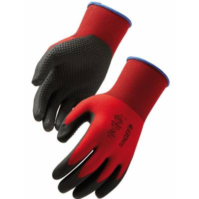 Gants polyamide SINGER rouge - taille 9 - NYMR15CFTN09 - SINGER FRERES