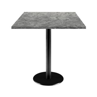 Table pied noir 70x70cm nabu - intérieur - RestooTab
