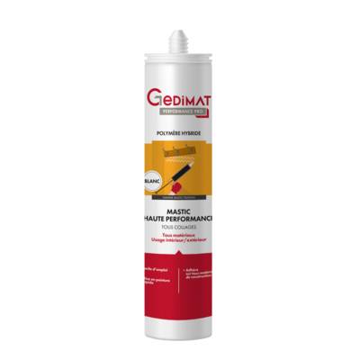 Mastic polymère hybride haute performance blanc 290ml GEDIMAT PERFORMANCE PRO - Gedimat