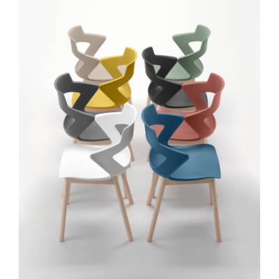 Chaise KAOMA 4 pieds bois coque - Chaise  - Mobilier scolaire