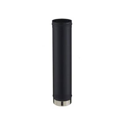 Conduit droit 450 mm Ø150 Noir ral 9019 POUJOULAT - 21150004NOIR - Maxoutil