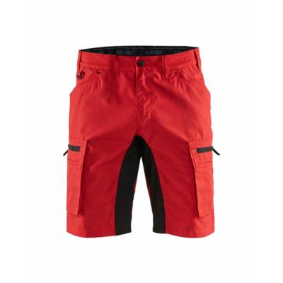 Short maintenance BLAKLADER Stretch T.50 - ROUGE/NOIR - 144918455699-50 - BLAKLADER WORKWEAR