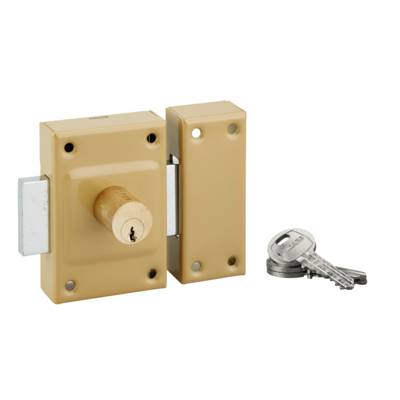 Verrou ETENDARD double cylindre 3 clés 40mm - Gedimat - THIRARD