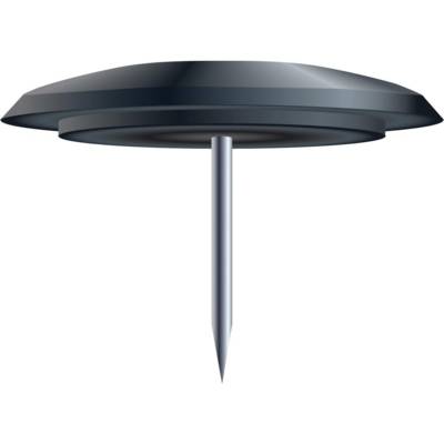 Boîte de 40 punaises hauteur de pointe 7mm 10mm de diamètre Noir - EXACOMPTA