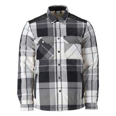 Chemise de travail en flanelle avec doublure fourrure MASCOT Customized - 23104-446-Gris anthracite-XL