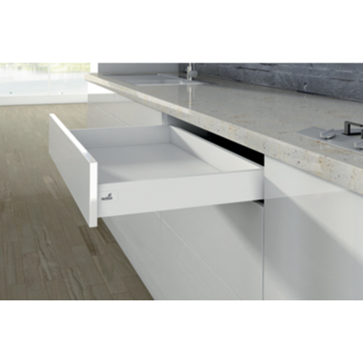 Tiroir HETTICH Arcitech P.650 H.94mm blanc sans coulisse - 9149306 - HETTICH FRANCE