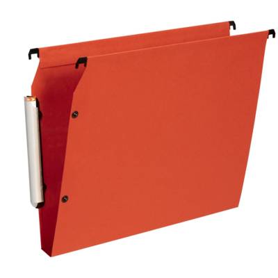 Pack de 10 dossiers suspendus PREMIUM opaque, fond 30 armoire orange