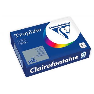 Ramette Papier FSC A4 210g 250 Feuilles gris acier