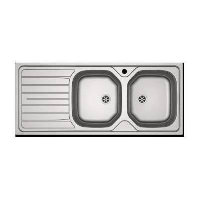 Évier inox à encastrer FRANKE - 2C/1E REL 621 - 1160x500 mm - 898823 - FRANKE SAS