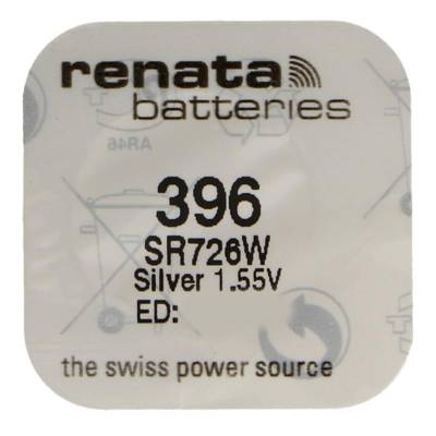 Pile bouton Silver Oxyde 396  / SR726W  0% mercure