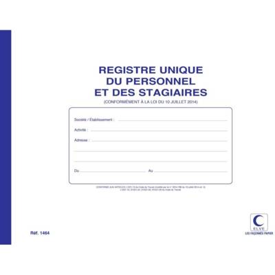 Registre unique du Personnel et des Stagiaires 210X297 48 PAGES