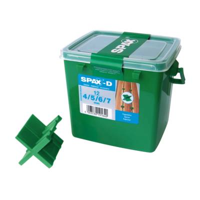 Espaceur lames de terrasse bois - boîte de 12 pièces - Gedimat - SPAX