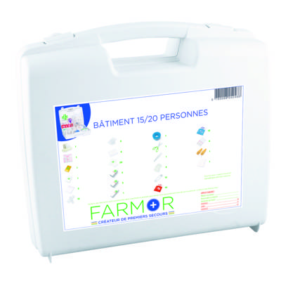 Valise de secours 15/20 personnes - FARMOR - VAL 2046 PP - FARMOR SARL