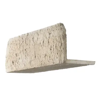 Linteau de parement pierre reconstituée MANOIR ton naturel - Gedimat