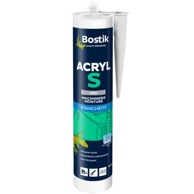 Mastic d'étanchéité ACRYL S gris - Gedimat - BOSTIK