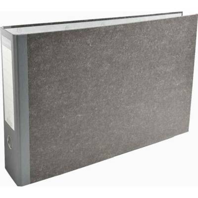 Classeur à levier en carton gris A3 à l'italienne dos 70mm