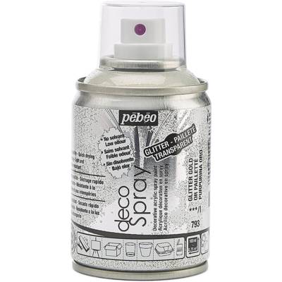 Aérosol 100 ml Peinture opaque permanente faible odeur PAILLETE OR