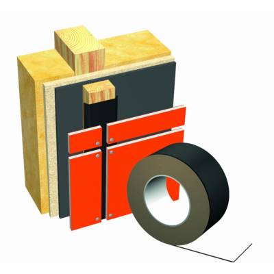 Bande d'étanchéité et protection des liteaux Delta-Fassade EPDM DOERKEN - 25mx100mm - 2205767 - DOERKEN SAS
