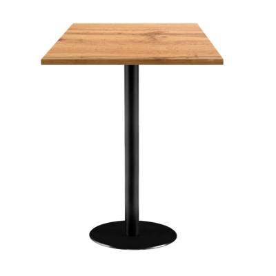 Mange-debout pied noir 60x60cm chene armor - intérieur - RestooTab