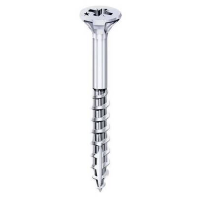 Vis Rocket tête fraisée Pozi VYNEX Acier zingué 6x160/70 - Boite de 100 - 351400025163 - Maxoutil