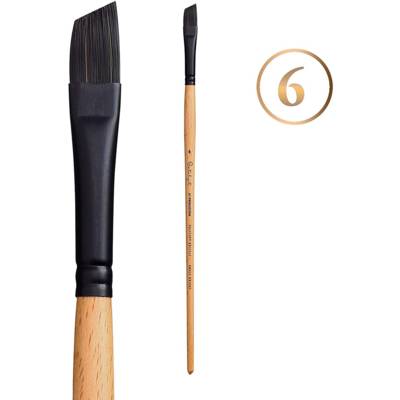 Pinceau artiste CATALYST manche long biseau 6