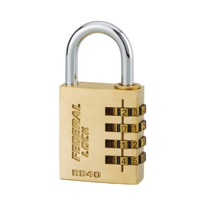 Cadenas RB 40mm anse acier nickelé combinaison modifiable - Gedimat - THIRARD