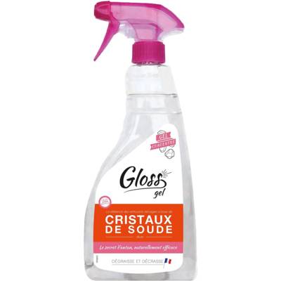 Pistolet 750 ml Gel cristaux de soude dilué