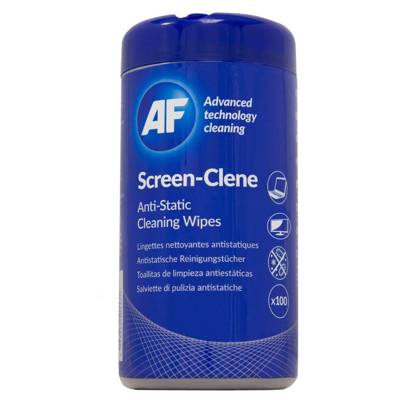 Boite de 100 lingettes antistatiques pour écrans Screen-Clene - AF