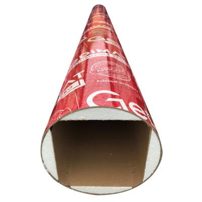 Tube de coffrage en carton rectangle angles chanfrainés - 20x30 L.3m GEDIMAT PERFORMANCE PRO - Gedimat