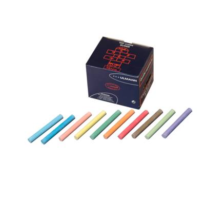 Craies (boîte de 100 bâtons ronds) Couleurs assorties