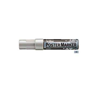 Marqueur "PosterMarker Tempera" "EPP12" pointe carrée 12 mm argenté - ARTLINE