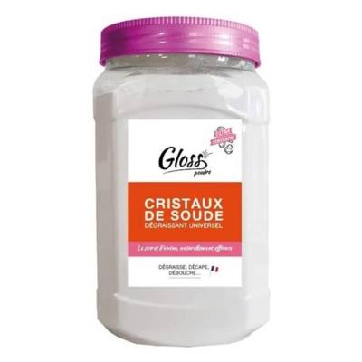 Boîte 600 g Cristaux de soude - Dégraisse, décape, débouche - Formule concentrée