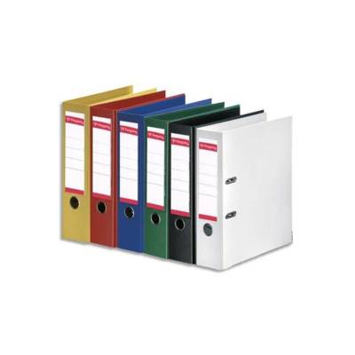 Classeur à levier en polypropylène intérieur/extérieur Dos 8cm A4 Coloris aléatoires