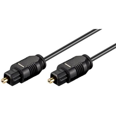Câble audio numérique optique TosLink Ø 2,2 mm, 2 m, Noir