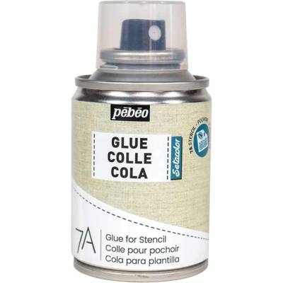 Colle 7A en spray spécial tissus natures et synthétiques - PÉBÉO