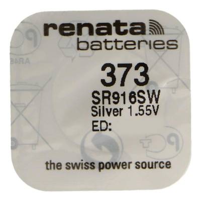 Pile bouton Silver Oxyde 373  / SR916 SW  0% mercure