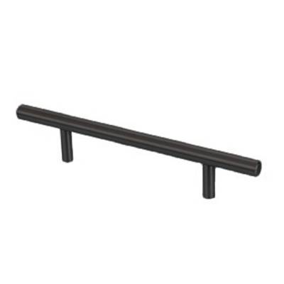 Poignée barre L.192 EA 128 mm DESIGN MAT Inox noir mat - DM003.IN.12.128.4 - DESIGN-MAT